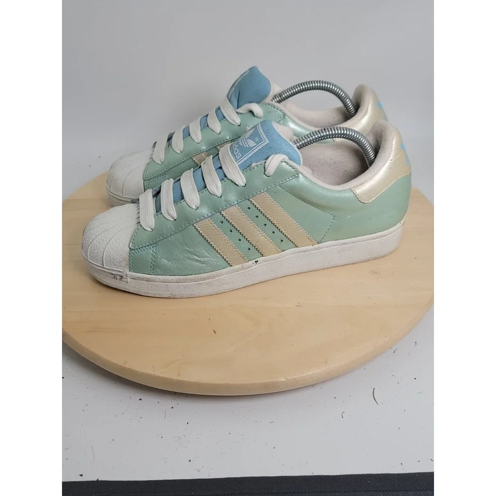 Adidas SuperStar II Patent Vintage Y2K Sneakers 668504 Men 8.5 Shoes